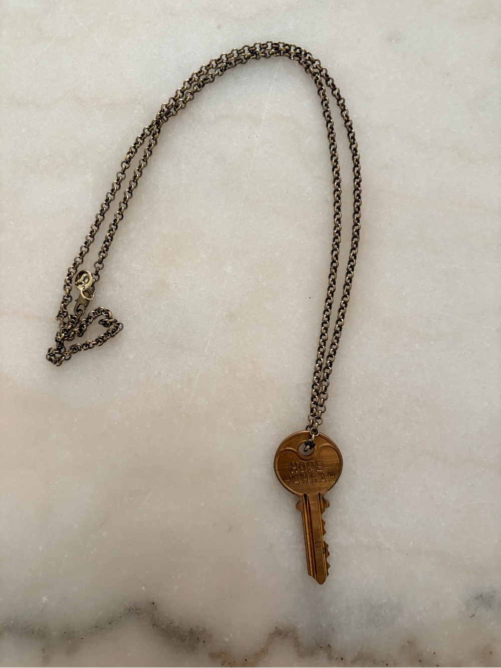 The giving keys hope pay it forward key necklace